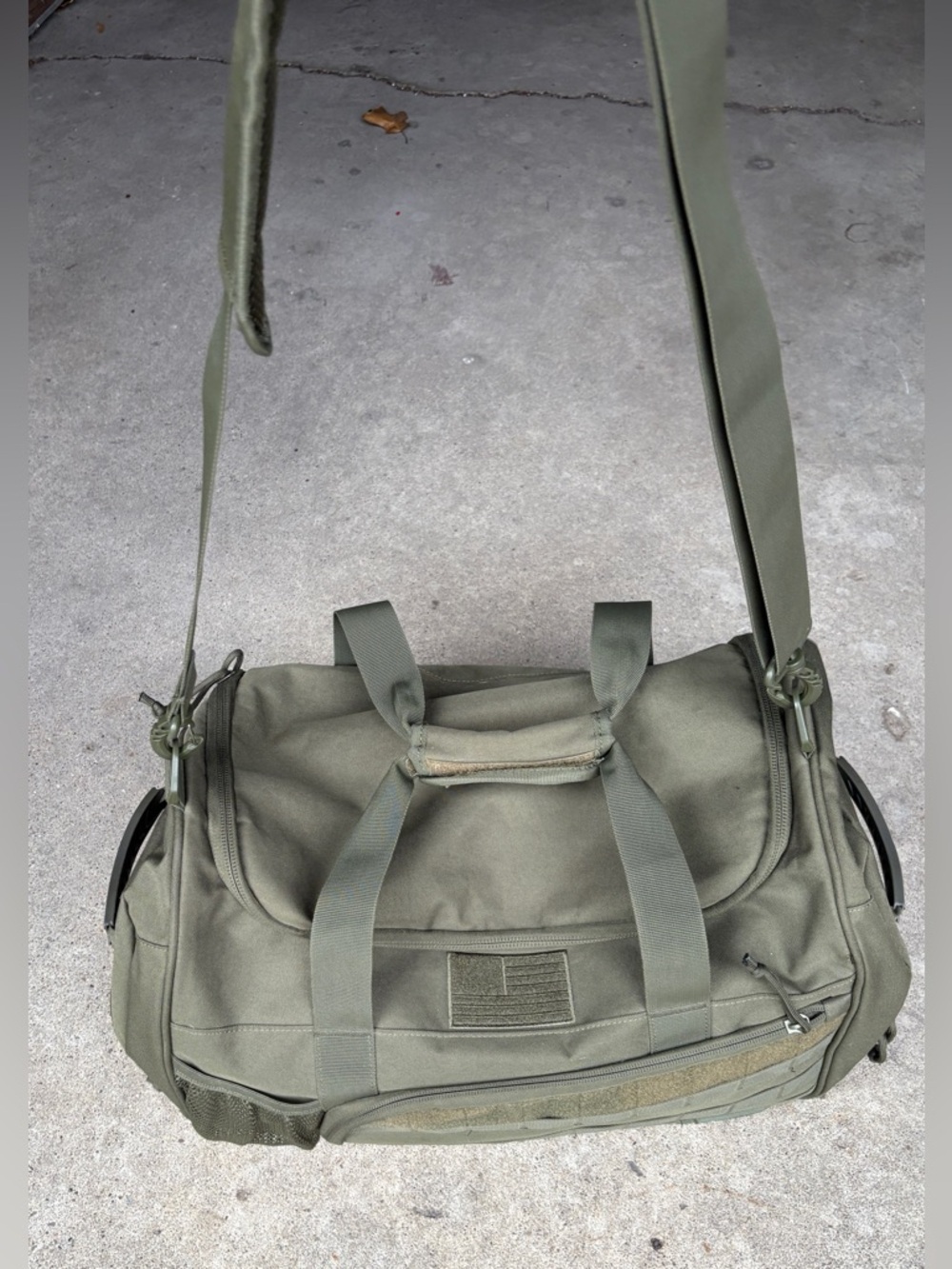 Highland Tactical Squad 1.0 green military duffel bag heavy duty travel - Picture 13 of 16